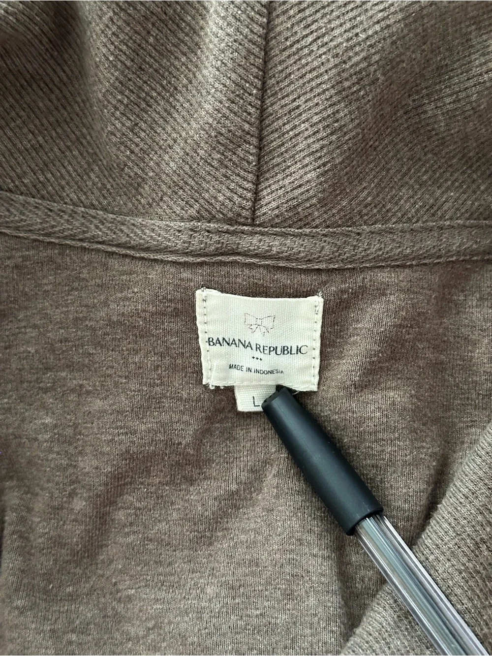 Banana Republic brown shawl collar sweater women’s size Large